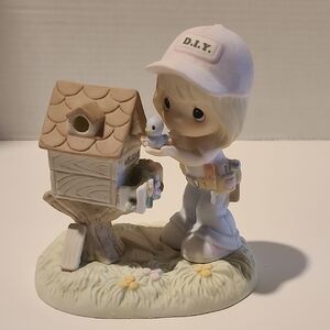 Precious Moments Collectors Club 2012 DIY Girl Figurine with Birdhouse